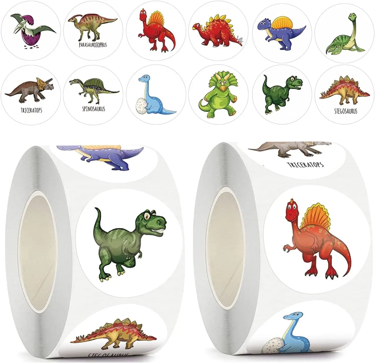Dinosaur Stickers 100-500 Pack