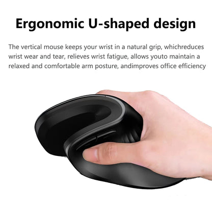 Vertical Wireless Mouse Ergonomic Silent 2.4G USB Mouse for PC