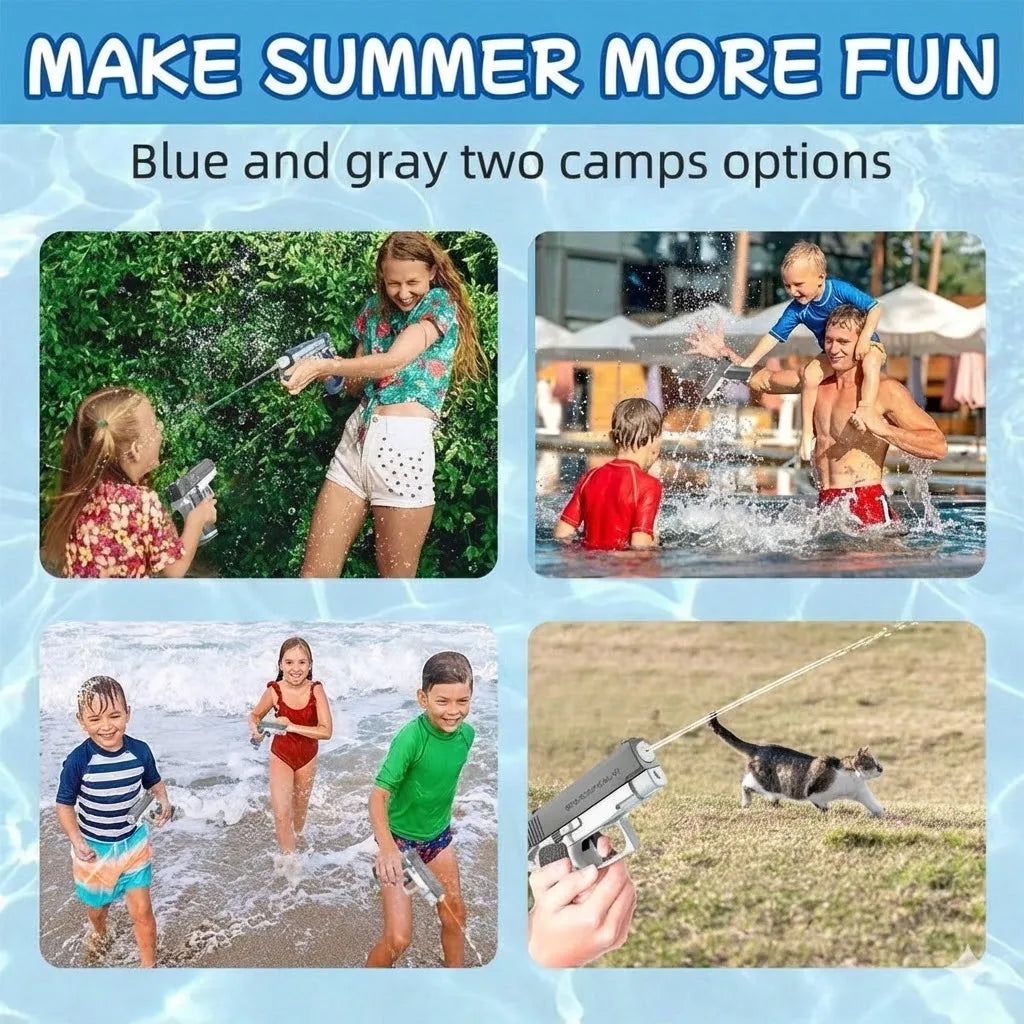 Water Blaster Pistol Toy, Outdoor Pool & Beach Squirt Gun