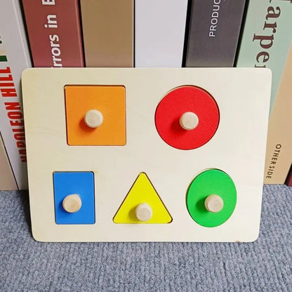 Wooden Shape Matching Toy for Kids