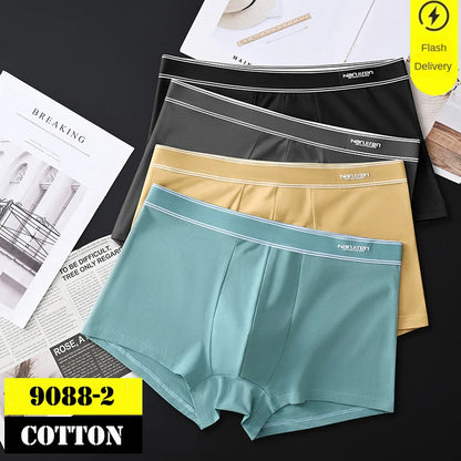 Men’s Cotton Boxer Shorts – Stretch Knit Underwear