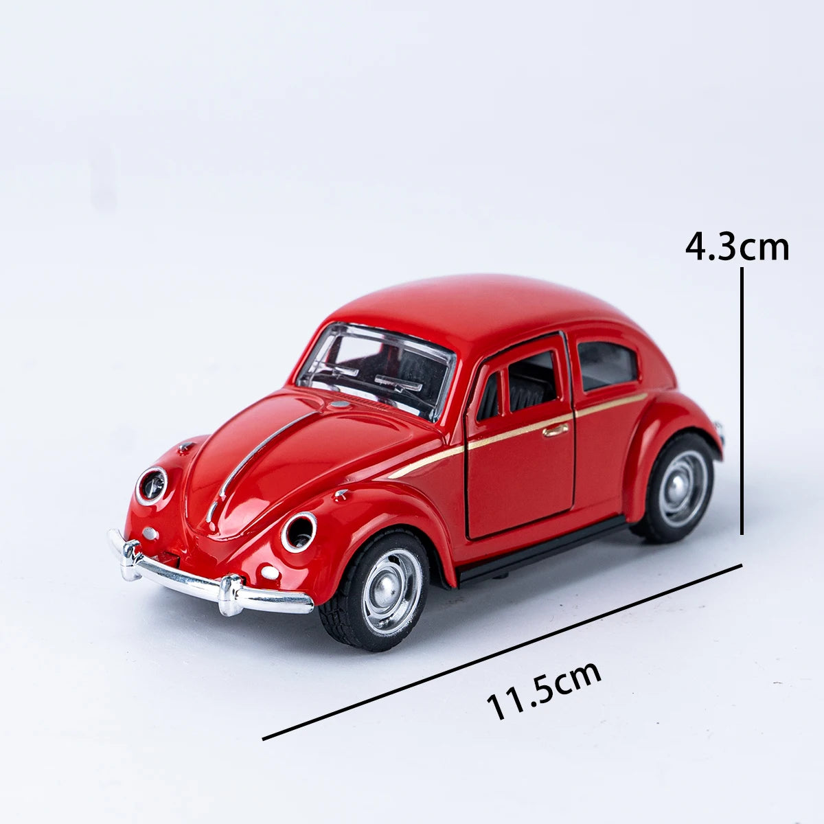 Diecast Beetle Car Model – 1:36 Alloy Retro Vehicle