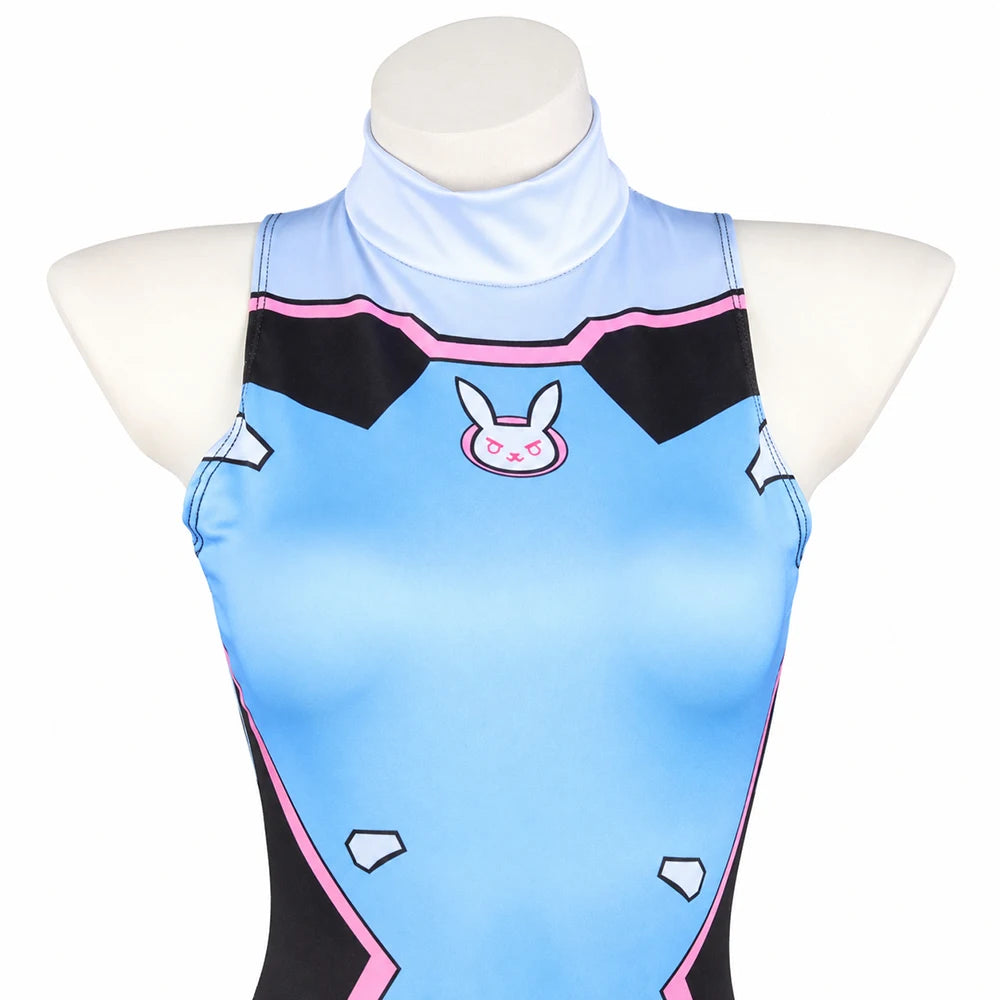 Game DVA Jumpsuit Printed Sexy Swimsuit Cosplay Costume Women Anime Swimsuit Sexy Lingerie Bathing Suit Halloween Costumes