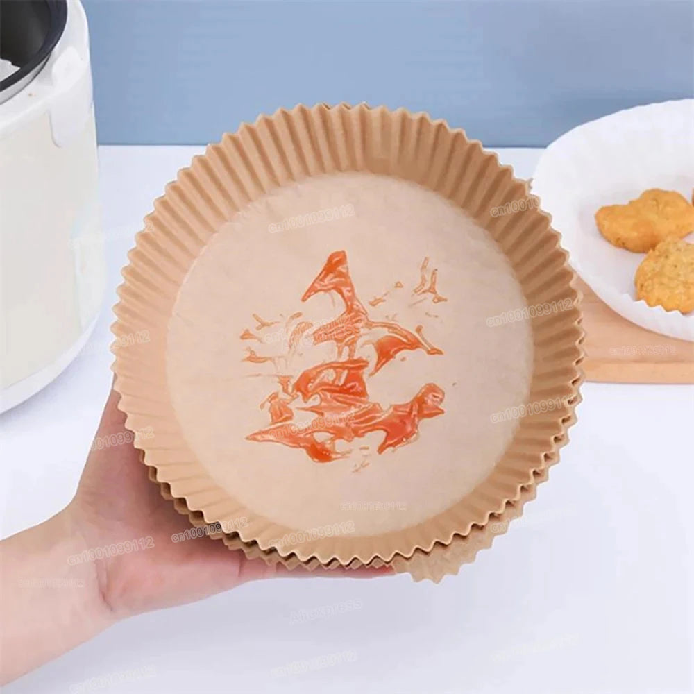 Air Fryer Paper Liners Disposable Round Parchment Baking Sheets