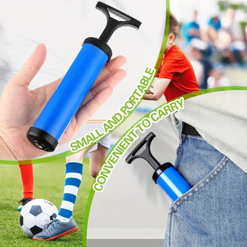 Portable Ball Pump – Sports Ball Inflator with Needle & Nozzle