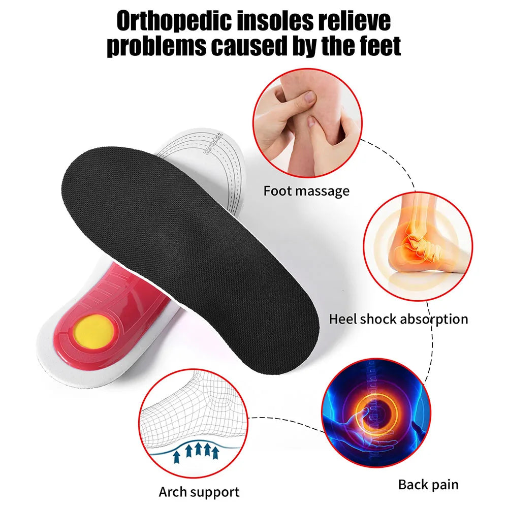 Orthotic Arch Support Insoles – EVA Cushion Inserts for Everyday Shoes