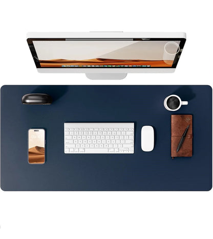 Large Desk Mat – PU Leather Mouse Pad & Desk Protector