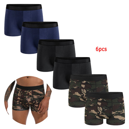 Men’s Boxer Shorts 6 Pack – Soft Cotton Stretch Underwear