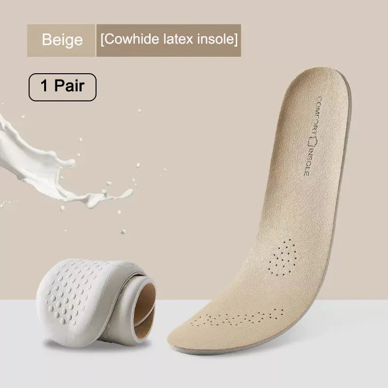 Leather Insoles – Arch Support Shock Absorbing Shoe Inserts