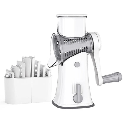 5 in 1 Rotary Cheese Grater Vegetable Slicer Shredder