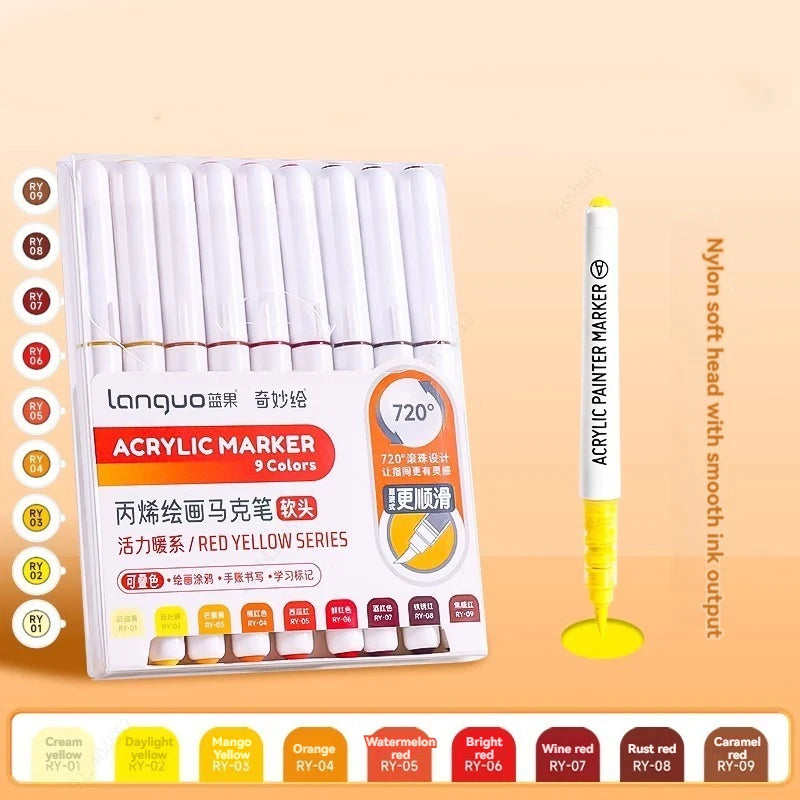 Acrylic Paint Markers Set