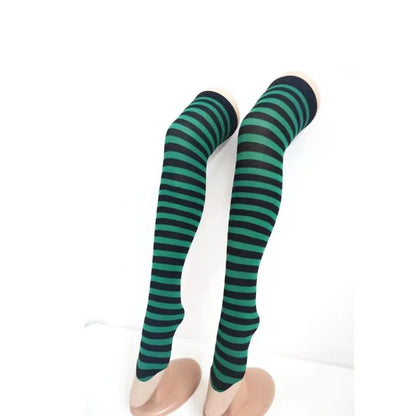 Over the Knee Stockings for Women – Striped Long Socks