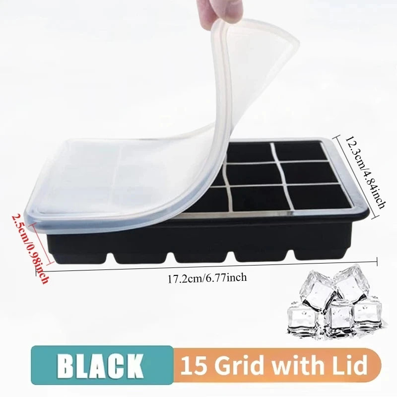 Silicone Ice Ball Mold – Ice Cube Tray for Cocktails & Freezer