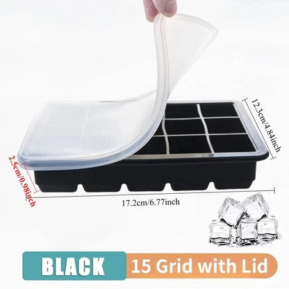 Silicone Ice Ball Mold – Ice Cube Tray for Cocktails & Freezer