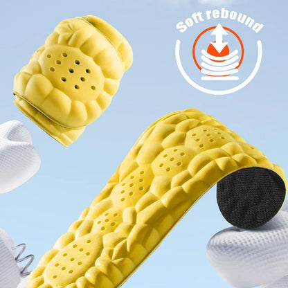 Sports Insoles Memory Foam Shock Absorbing Breathable Shoe Inserts