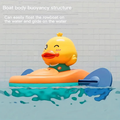 Duck Kayak Toy – Yellow Duck Bath & Pool Water Toy