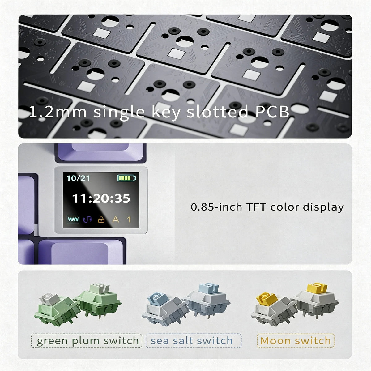 Wireless Mechanical Keyboard 82-Key RGB