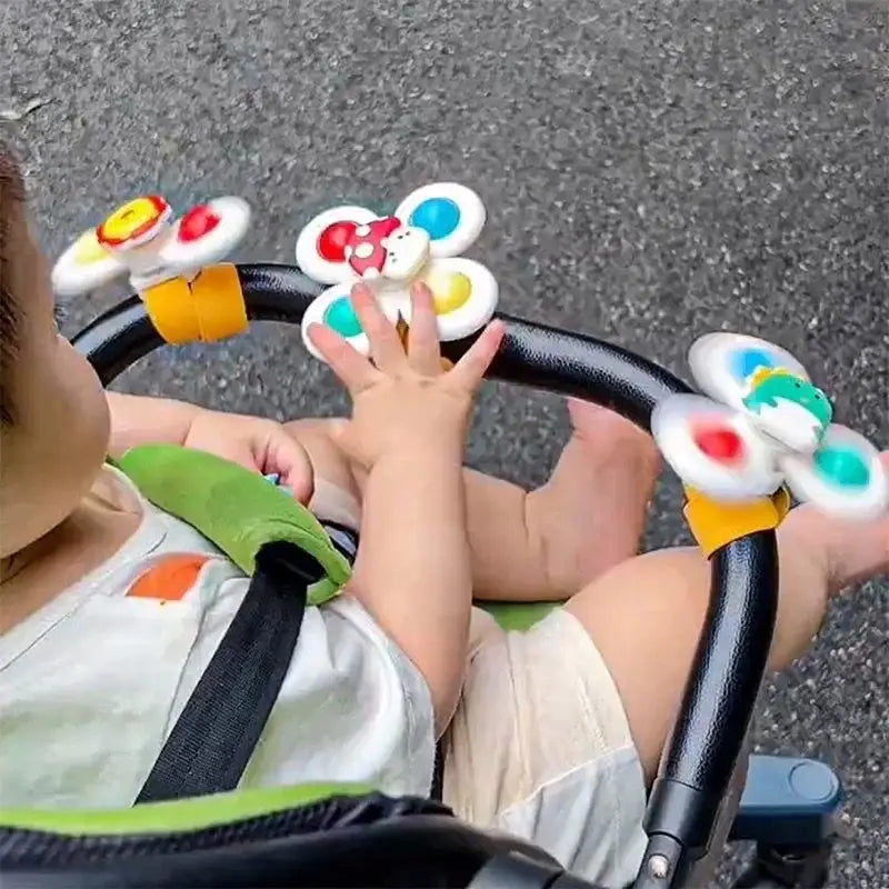Spinning Bath Toy for Babies & Toddlers – Montessori Water Wheel