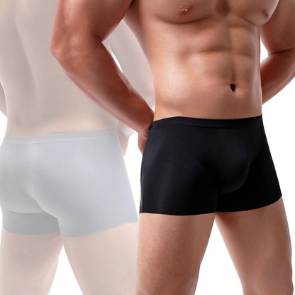 Men’s Boxer Shorts – Seamless Ice Silk Breathable Underwear