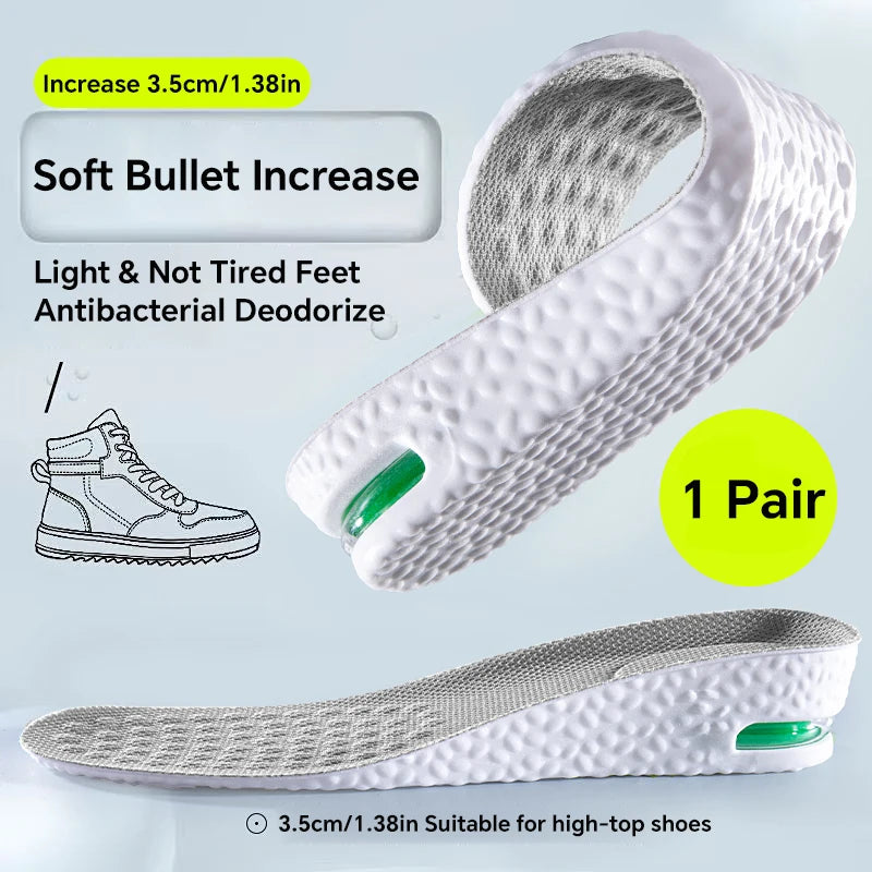 Height Increase Insoles – Memory Foam Sports Shoe Inserts