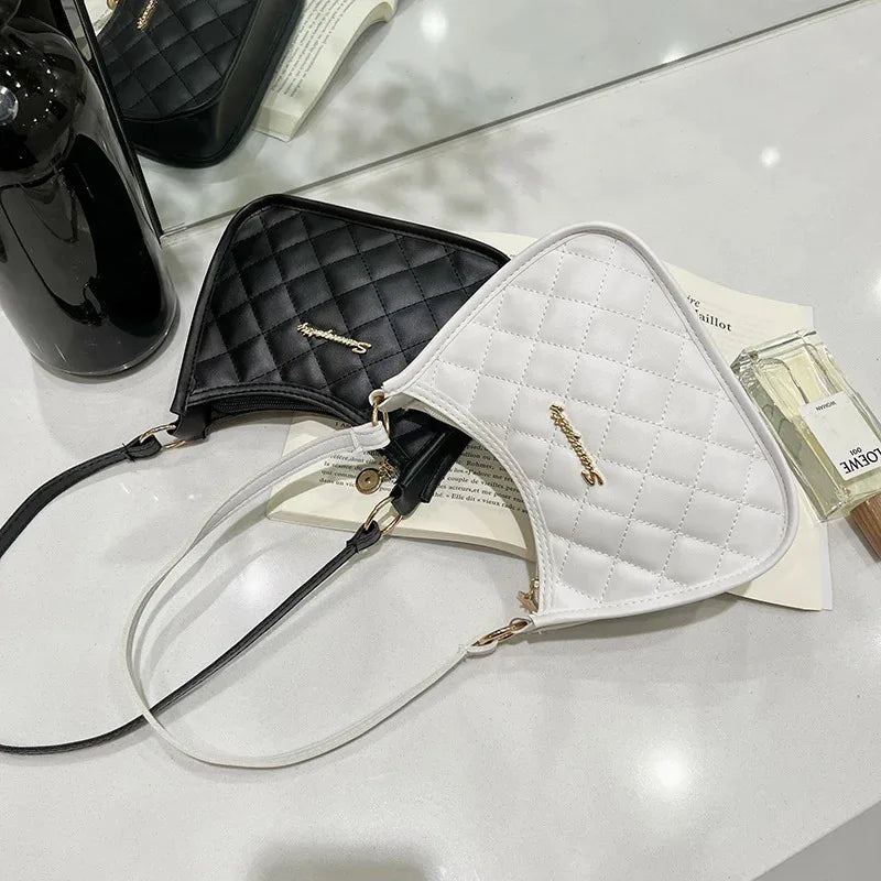 Ladies' retro shoulder bag, armpit handbag, fashionable design, crossbody bag