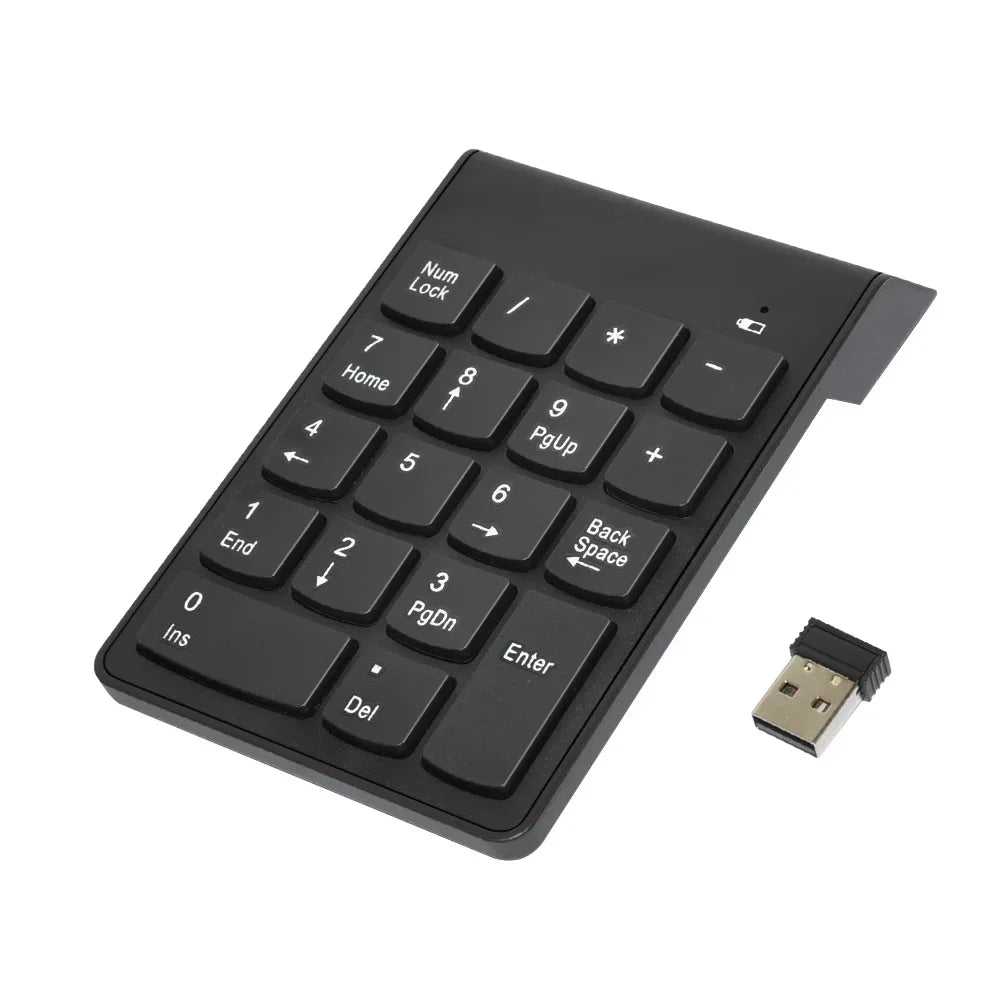 Wireless Numeric Keypad 2.4G USB External Number Pad