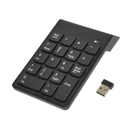 Wireless Numeric Keypad 2.4G USB External Number Pad