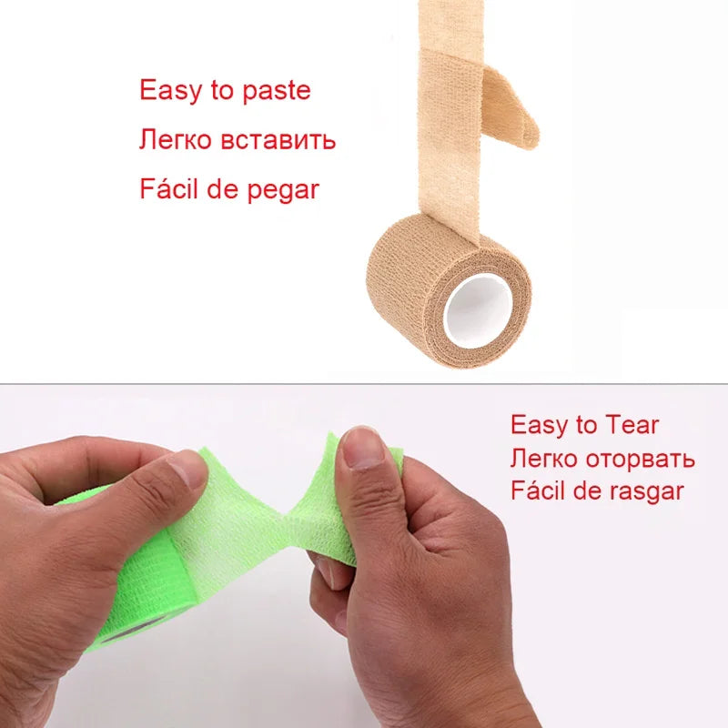 Self Adhesive Elastic Bandage Sports Wrap Tape 4.8m