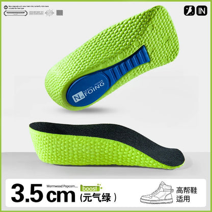 Height Increase Insoles – Memory Foam Heel Lift Shoe Inserts