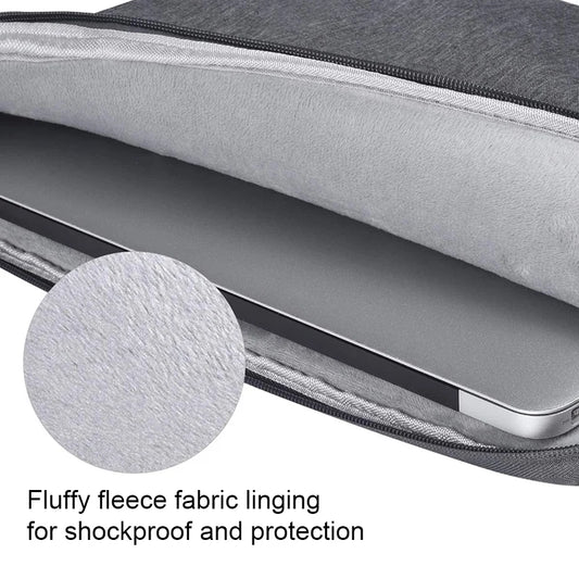 Waterproof Laptop Sleeve Bag – Portable Canvas Case with Zipper