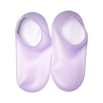 Moisturizing Foot Socks for Dry & Cracked Feet Silicone Heel Care