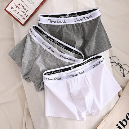 Men’s Cotton Boxer Shorts 3 Pack – Breathable Plus Size Underwear