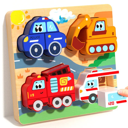 Wooden Shape Matching Toy for Kids