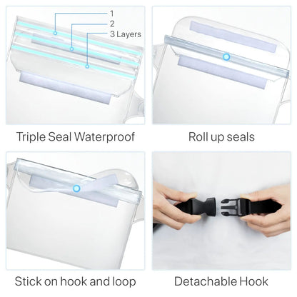 Waterproof Phone Pouch with Adjustable Waist Strap