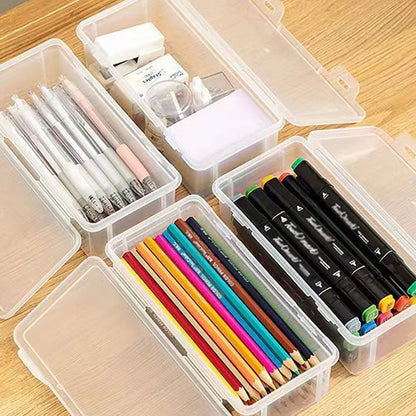 Transparent Pencil Case – Large Capacity School Supply Organizer