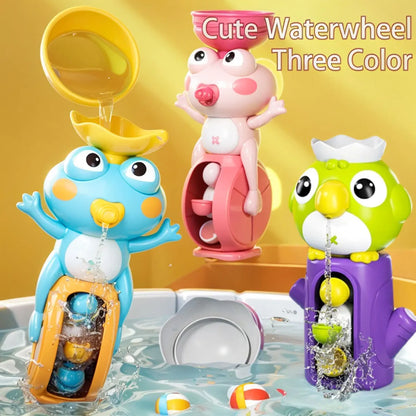 Waterwheel Bath Toy – Suction Cup Spinner for Kids
