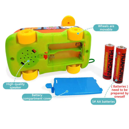 Toddler Telephone Toy – Musical Educational Bus Learning Toy