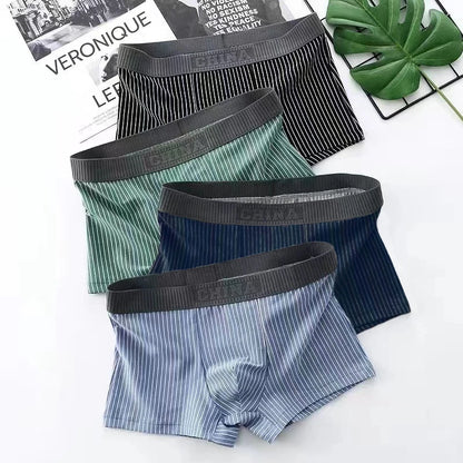 Men’s Cotton Boxer Shorts – Stretch Knit Underwear