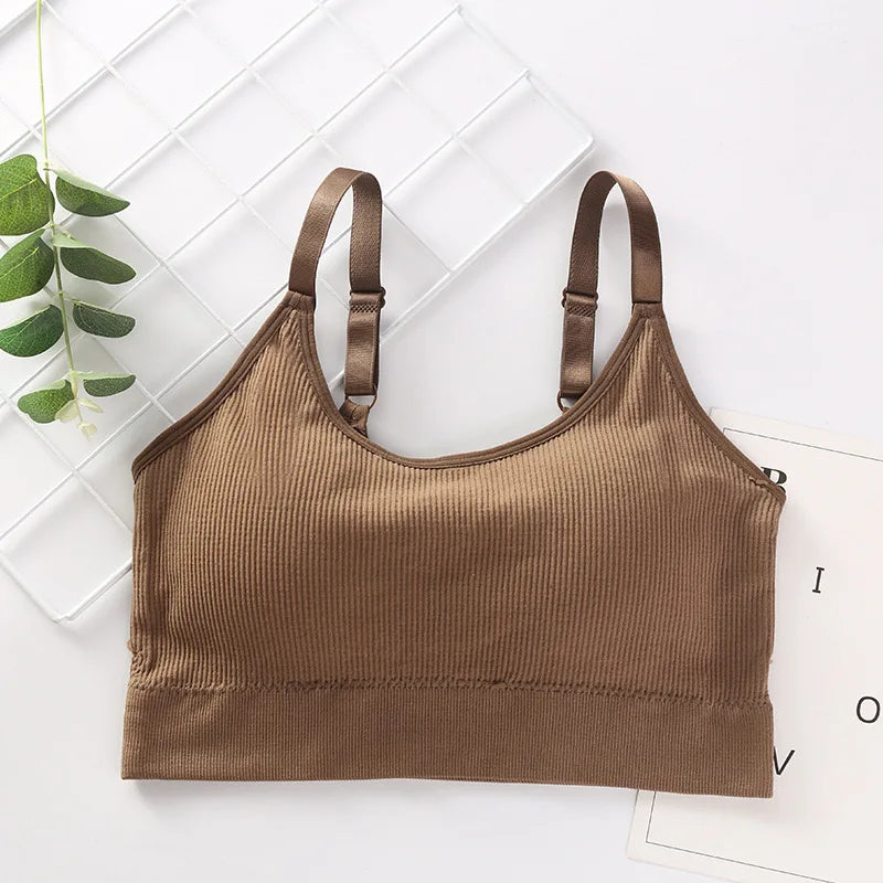 Cotton Bandeau Bra – Wireless Tube Top for Women