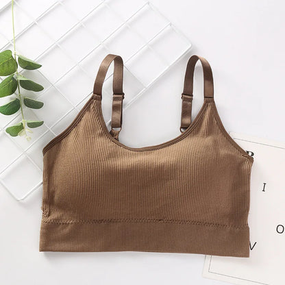Cotton Bandeau Bra – Wireless Tube Top for Women