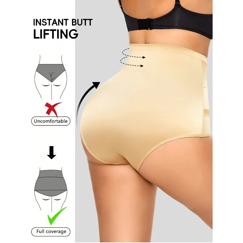 High Waisted Women’s Panties – Breathable Mesh Briefs
