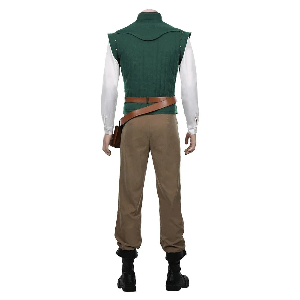 Flynn Rider Tangled Rapunzel Cosplay Costume Adult Carnival Uniform Halloween Anime Halloween Costumes