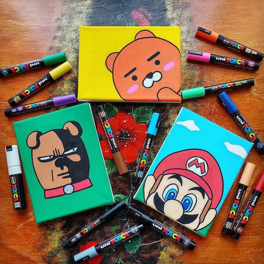 Acrylic Paint Markers – Permanent Art Pens for Rock, Glass & Fabric
