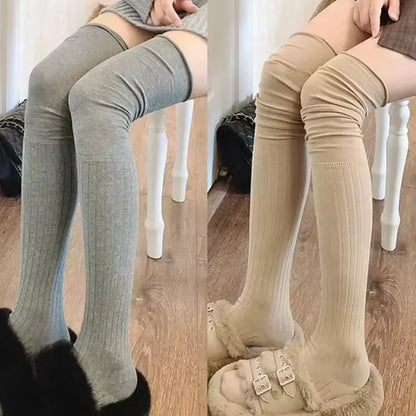 Women’s Thigh High Socks – Warm Knitted Boot Style
