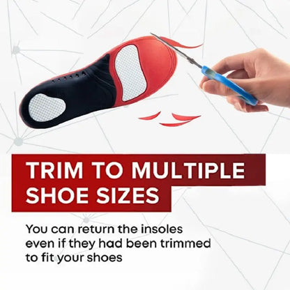 PU Shock Absorbing Insoles – Breathable Arch Support Shoe Inserts