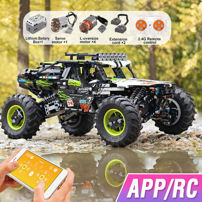 RC Buggy Building Blocks – 4WD Remote Control Car Model