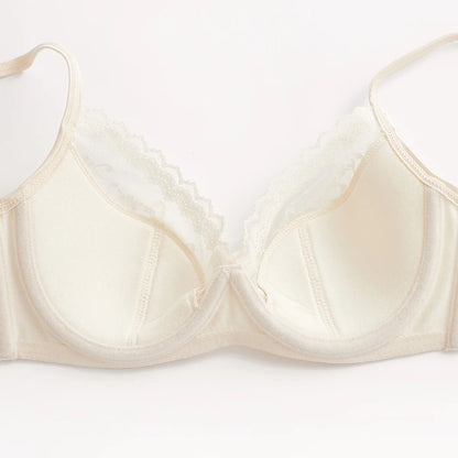 Women’s Lace Lingerie Set – Embroidered Bra & Briefs