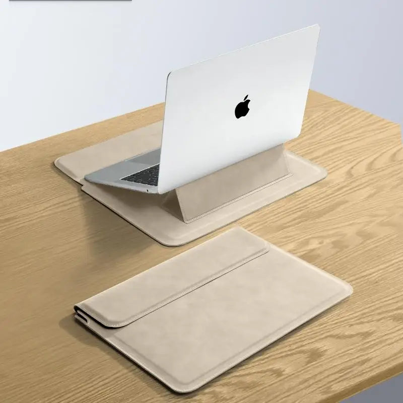 Laptop Sleeve Case Water Resistant PU Cover for 11–16 Inch Laptops