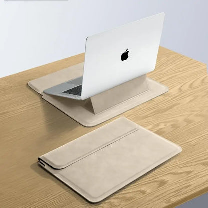 Laptop Sleeve Case Water Resistant PU Cover for 11–16 Inch Laptops
