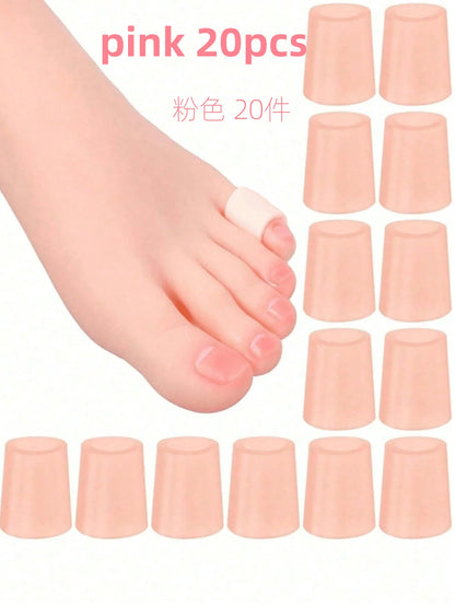 Silicone Toe Protectors – Soft Gel Cushion Foot Pads